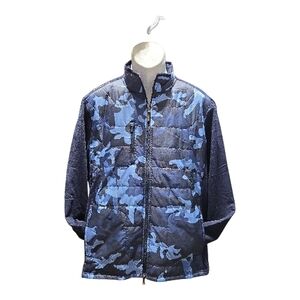 RLX Ralph Lauren Wool Blend Performance Fabric Camo Quilted Jacket XL NWT $268